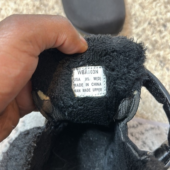 Propét Delaney Strap Black Leather Ankle Boots 9.5 W (D) - Picture 13 of 13